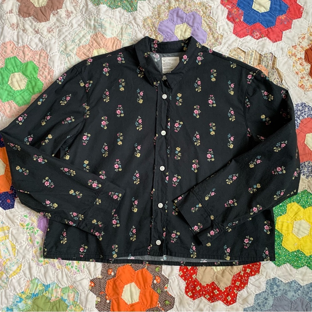For Days Organic Cotton Crop Button Up